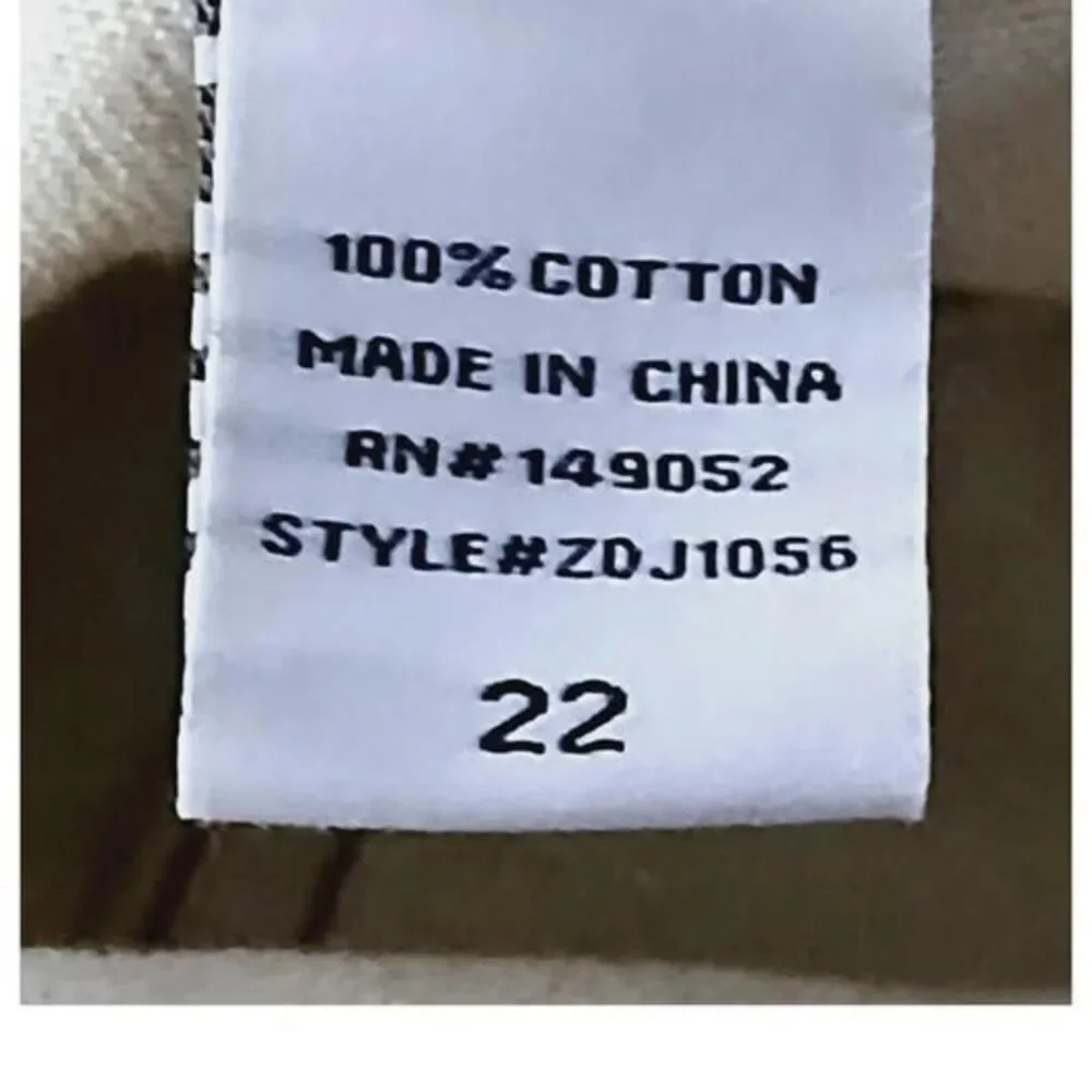 Stylish Cargo Pants - Beige Utility Trousers size 22 Tall
